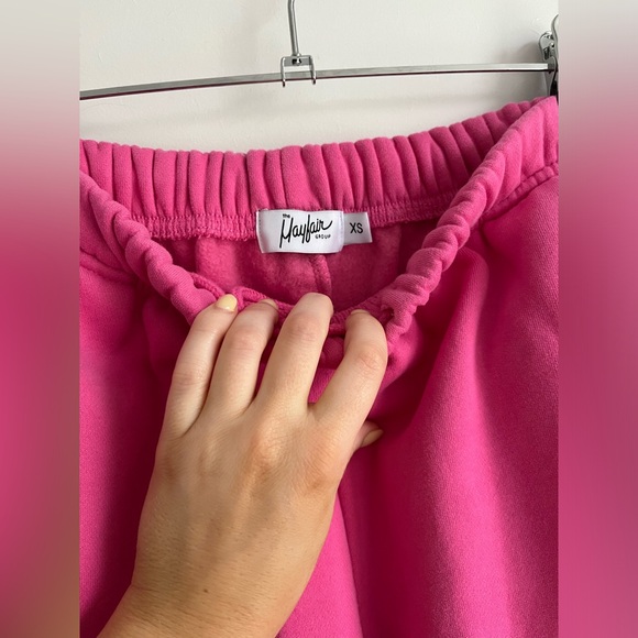 The Mayfair Group It Costs $0 Hoodie and Sweats in Pink - Picture 10 of 16